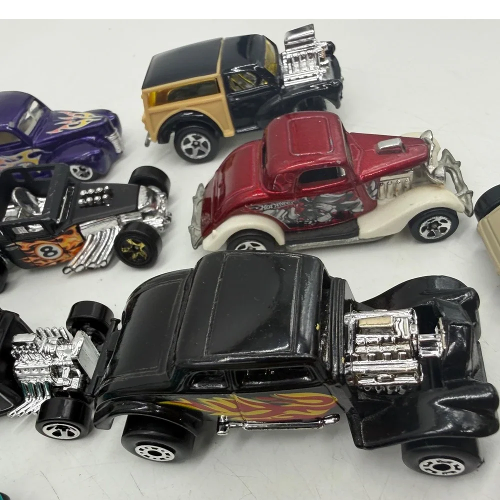 Hot Wheels Matchbox Ertl Diecast Hot Rod Street Rod Toy Car Lot of 20 Mixed Used